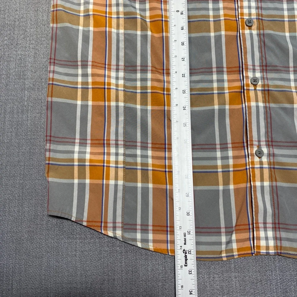 Columbia (Lot of 2) Omni-Shade Plaid Hiking Shirt Mens XL Long Sleeve Button Up
